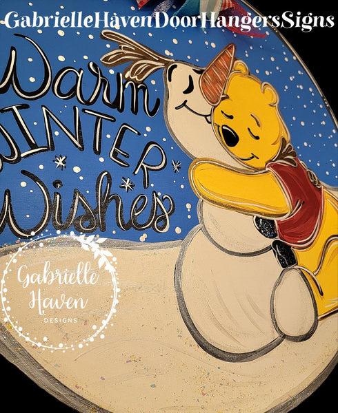 Olaf and Pooh Warm Winter Wishes