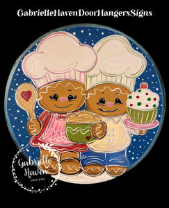 Gingerbread Couple Baking