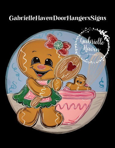 Gingerbread Girl Baking