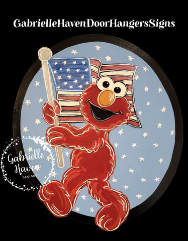 Patriotic Elmo