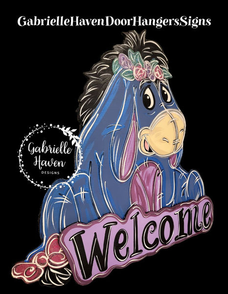 Eeyore Welcome Sign