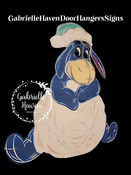 Eeyore Winter Snow