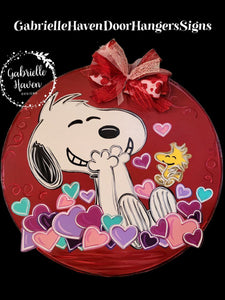 Valentine Hearts Snoopy