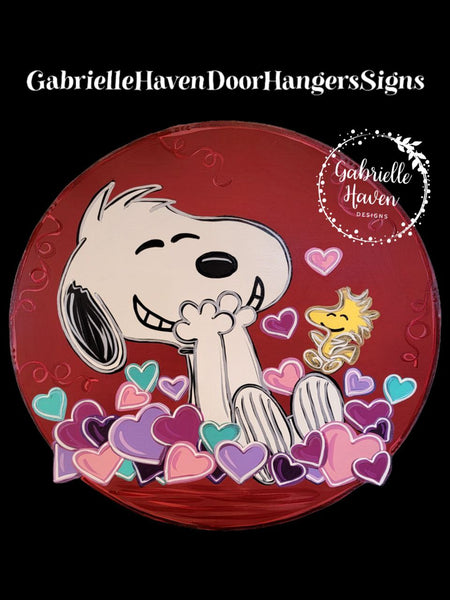 Valentine Hearts Snoopy