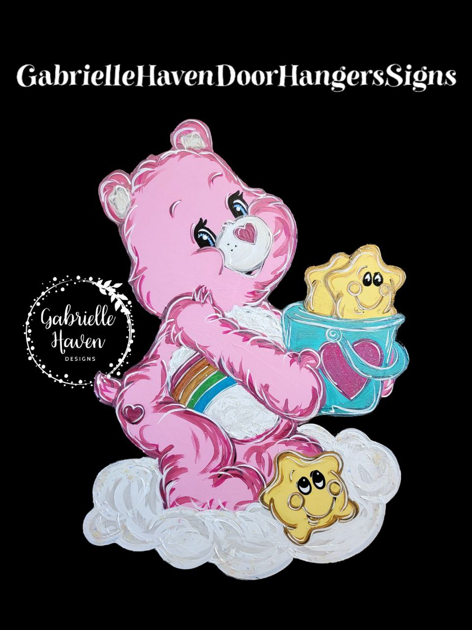 Care Bears Cheer Bear with Star Bucket