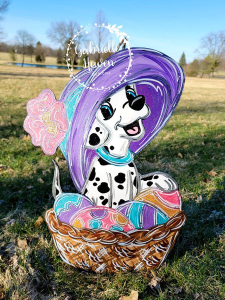 Dalmatians Easter Basket