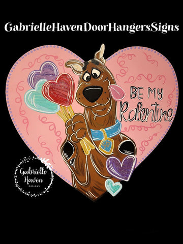 Be My Ralentine, Scooby Heart Balloons Valentine Heart