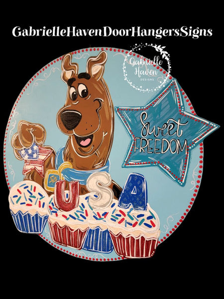 Scooby Sweet Freedom Patriotic Cupcakes