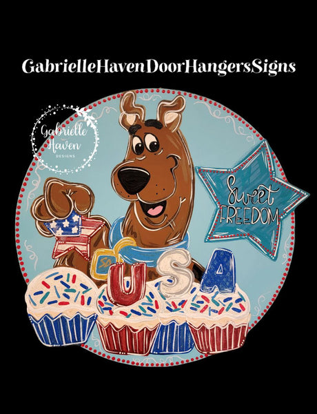 Scooby Sweet Freedom Patriotic Cupcakes