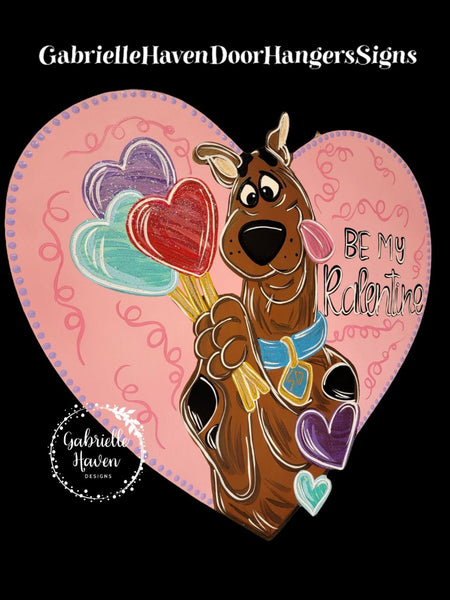 Be My Ralentine, Scooby Heart Balloons Valentine Heart